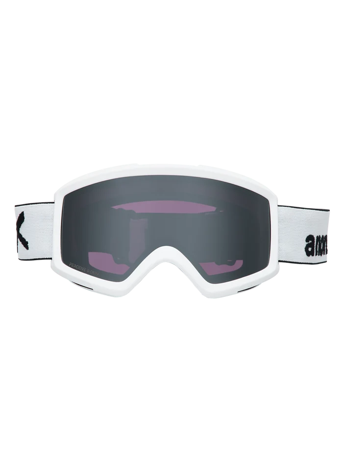Frame: White, Lens: Perceive Sunny Onyx (6% / S4), Spare Lens: Amber (55% / S1) / Regular