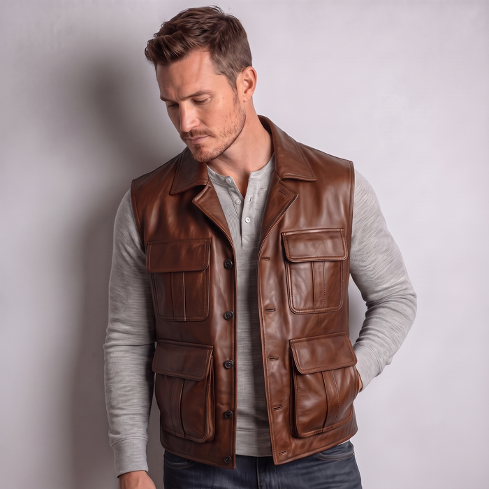 XS / Tan / Leather
