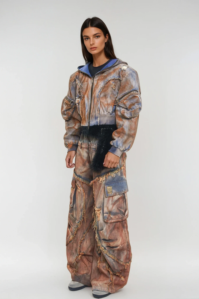 Dionysios Hooded Denim Jacket