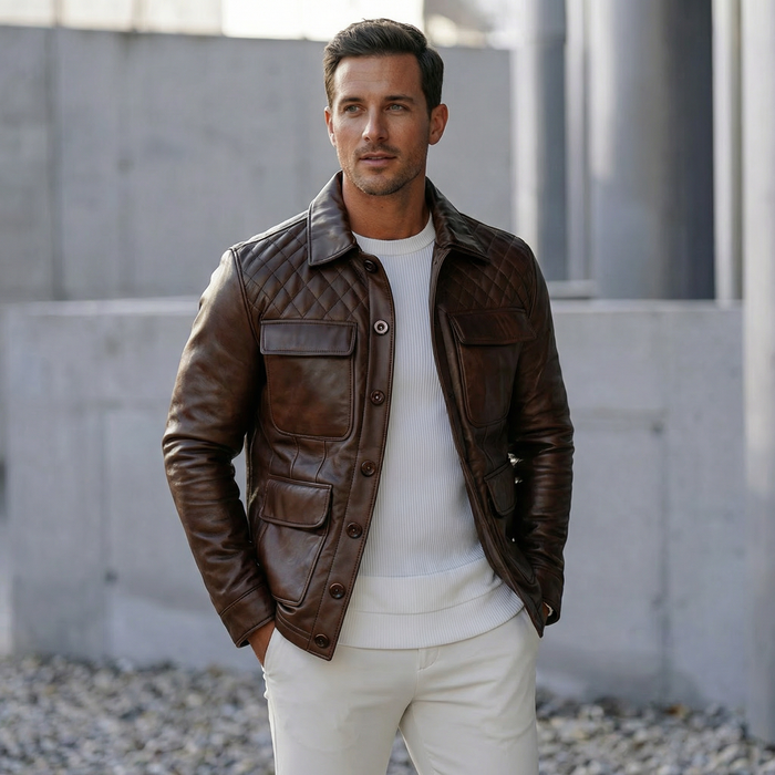 XS / Chocolate / Leather