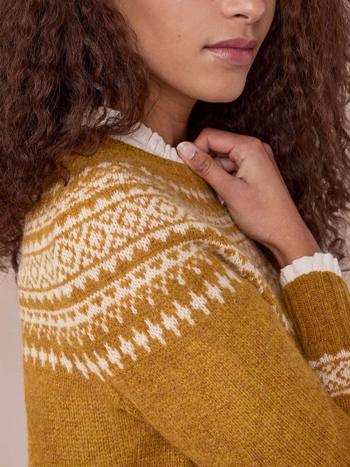 Harley of Scotland Highlands Two-Toned Crew Neck Jumper
