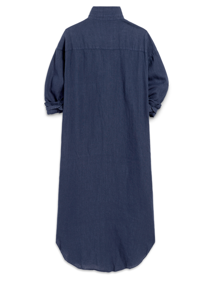 MEGAN Navy, Washed Linen