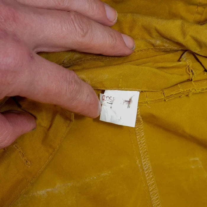 Production Made Yellow Canvas Parka with Hood - Large, Item 5 - Film Production Used - Parkas
