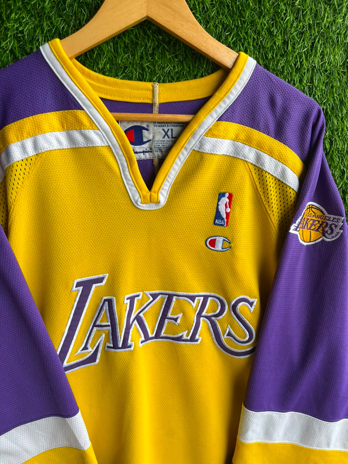 Rare Champions ice hockey Jersey Lakers NBA | Custom made Vintage Oversized Streetwear | Men Women | Online Shopping