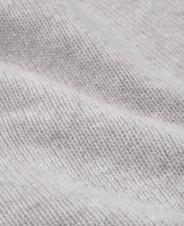 Vendome Script Cashmere Crewneck (Grey)