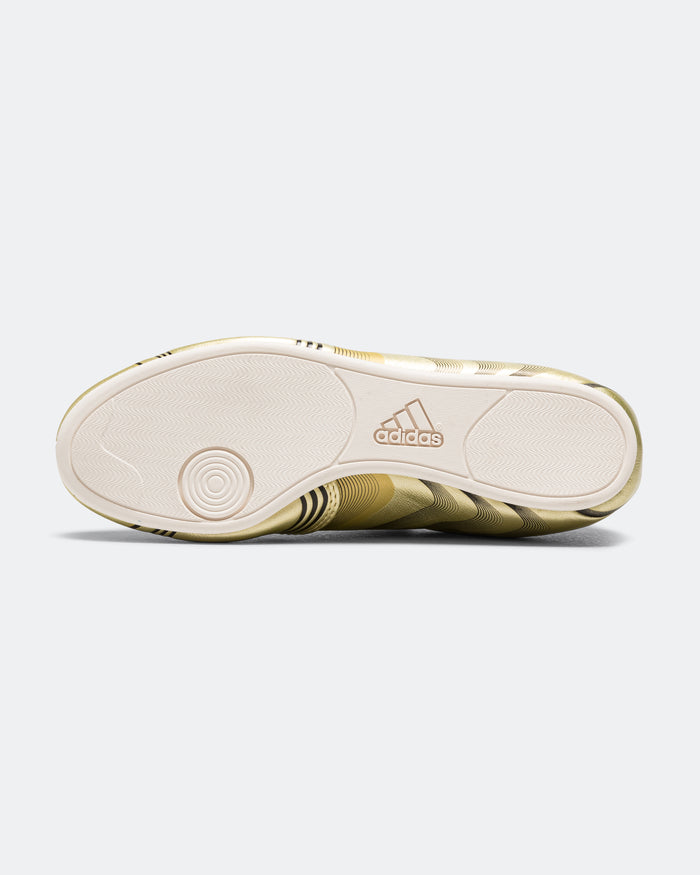 Womens Taekwondo F50 - Gold Metaliic/Core Black-Off White