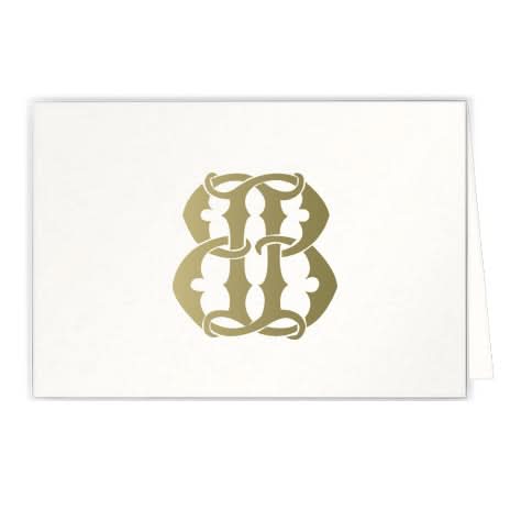1-Letter Monogrammed Notecards