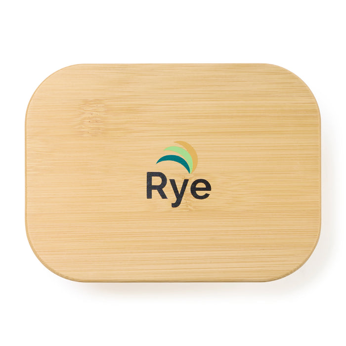 2 Cup Bamboo Storage Container