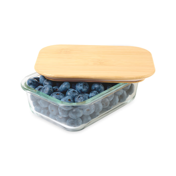 2 Cup Bamboo Storage Container