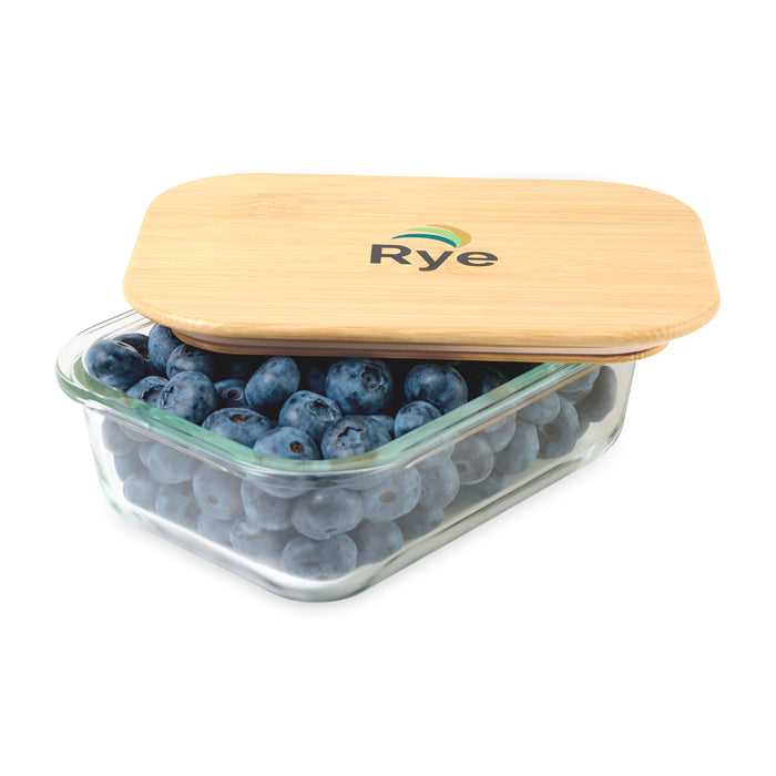 2 Cup Bamboo Storage Container