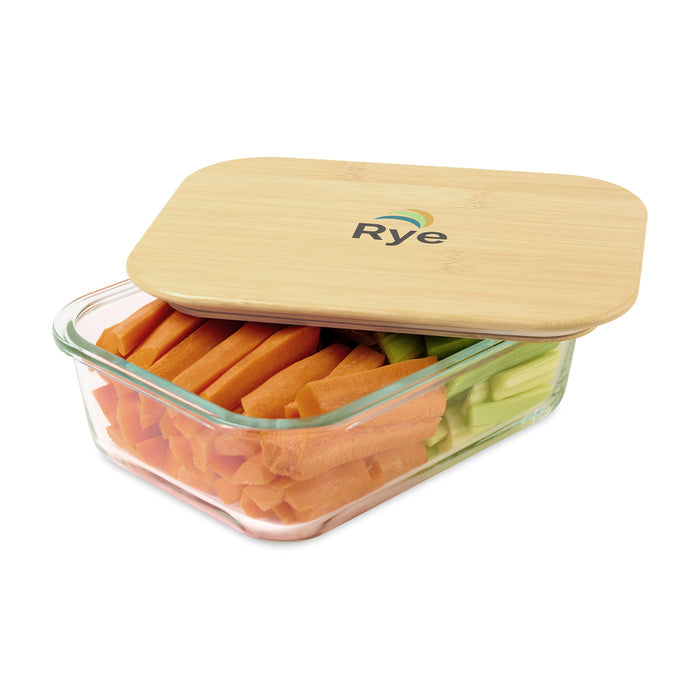 4 Cup Bamboo Storage Container