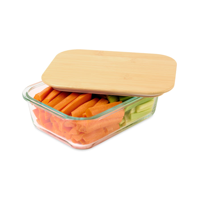 4 Cup Bamboo Storage Container
