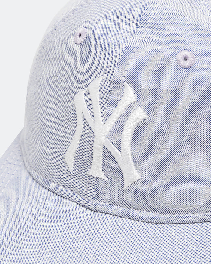9Twenty Long Visor - New York Yankees/Blue Oxford