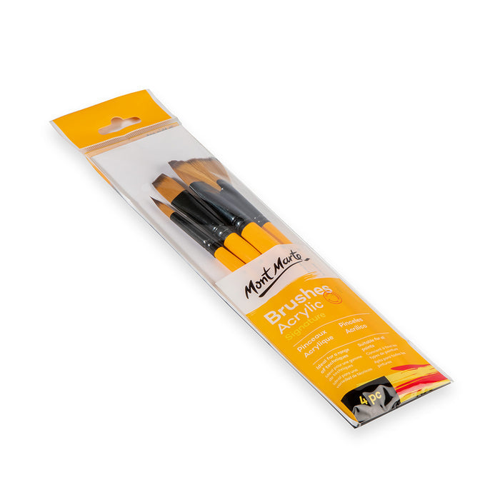 Acrylic Brushes Signature 4pc