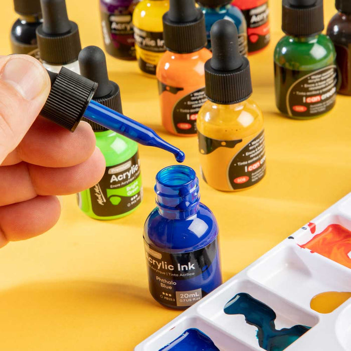 Acrylic Ink Premium 12pc x 20ml