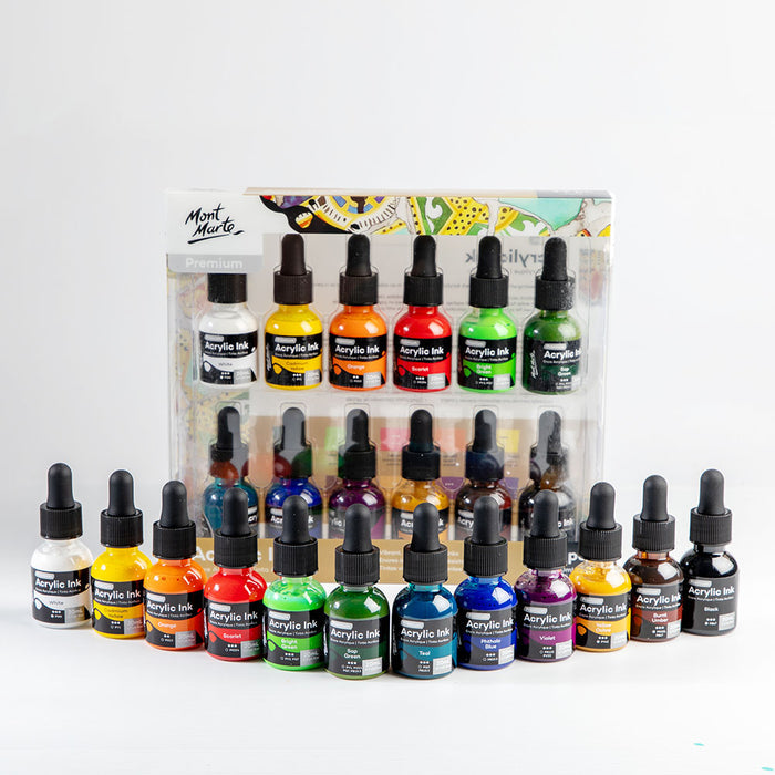 Acrylic Ink Premium 12pc x 20ml