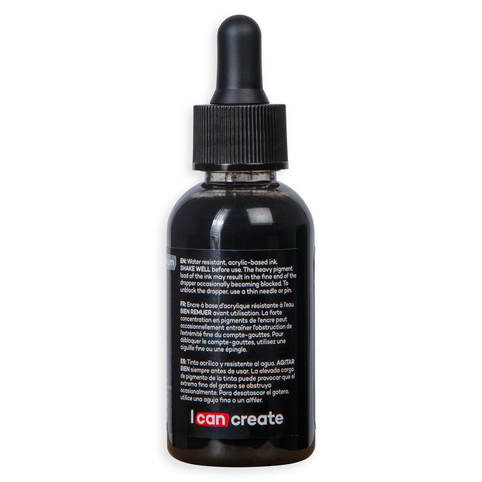 Acrylic Ink Premium 50ml - Black