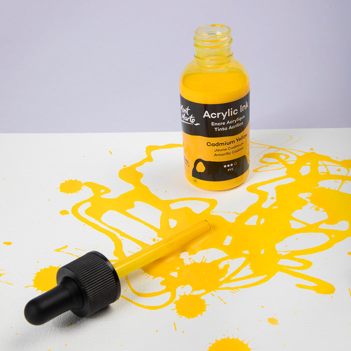 Acrylic Ink Premium 50ml - Cadmium Yellow