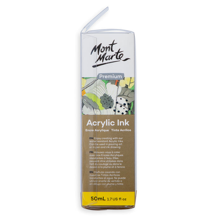Acrylic Ink Premium 50ml - Cadmium Yellow