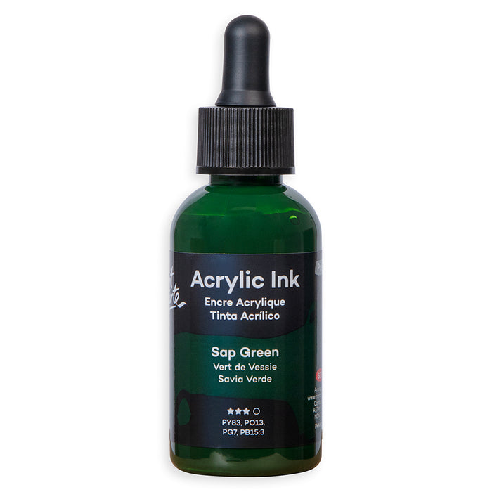 Acrylic Ink Premium 50ml - Sap Green