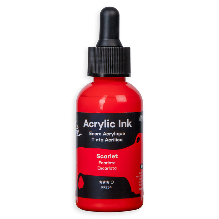 Acrylic Ink Premium 50ml - Scarlet