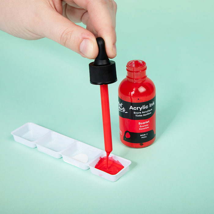 Acrylic Ink Premium 50ml - Scarlet