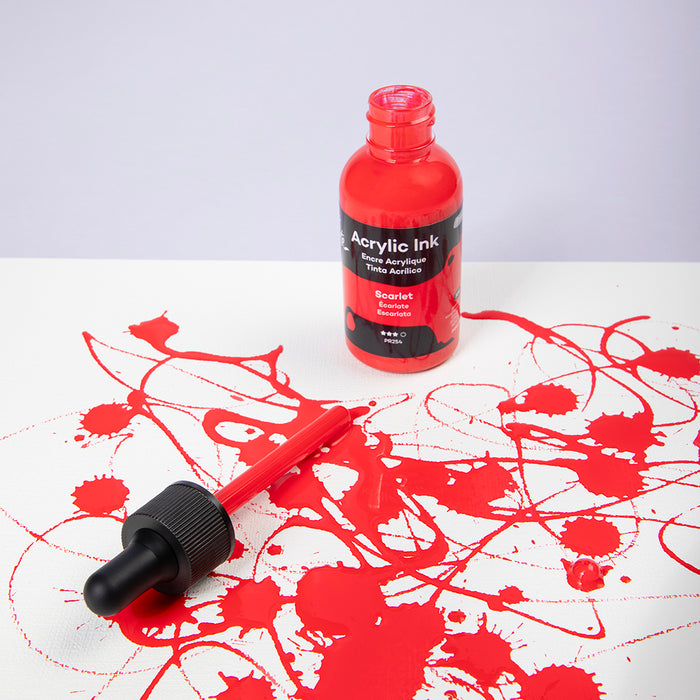 Acrylic Ink Premium 50ml - Scarlet