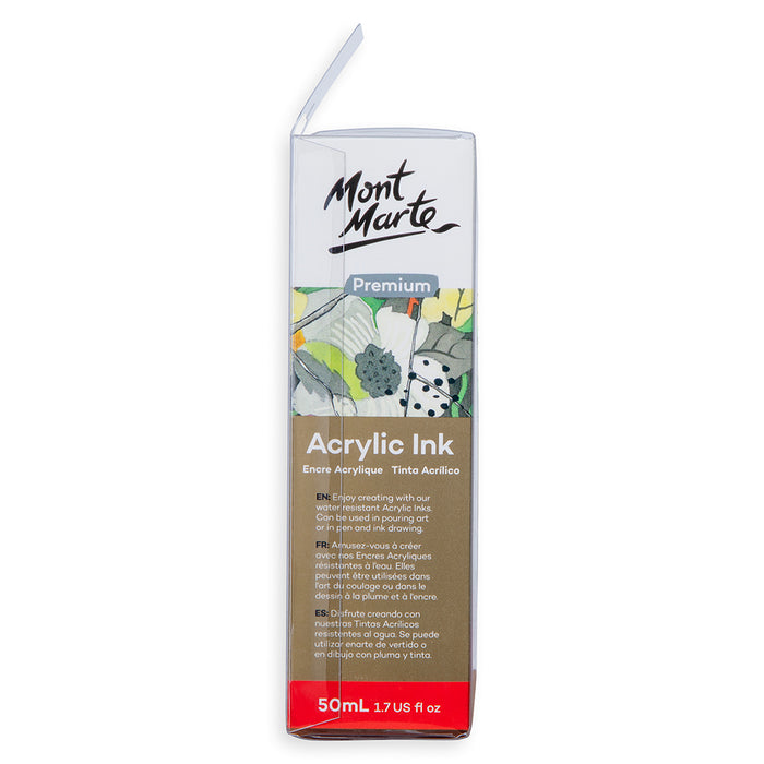 Acrylic Ink Premium 50ml - Scarlet