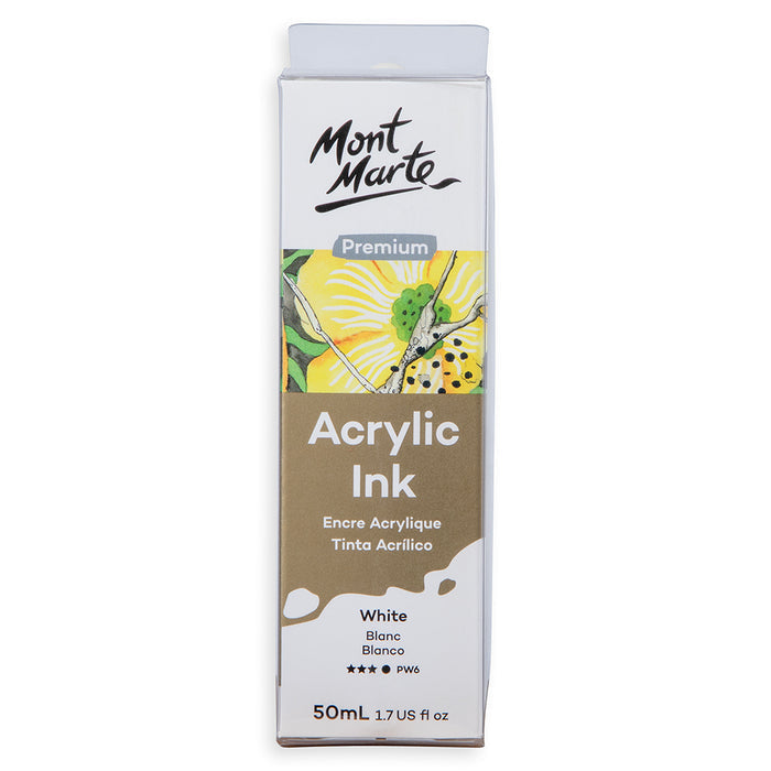 Acrylic Ink Premium 50ml - White