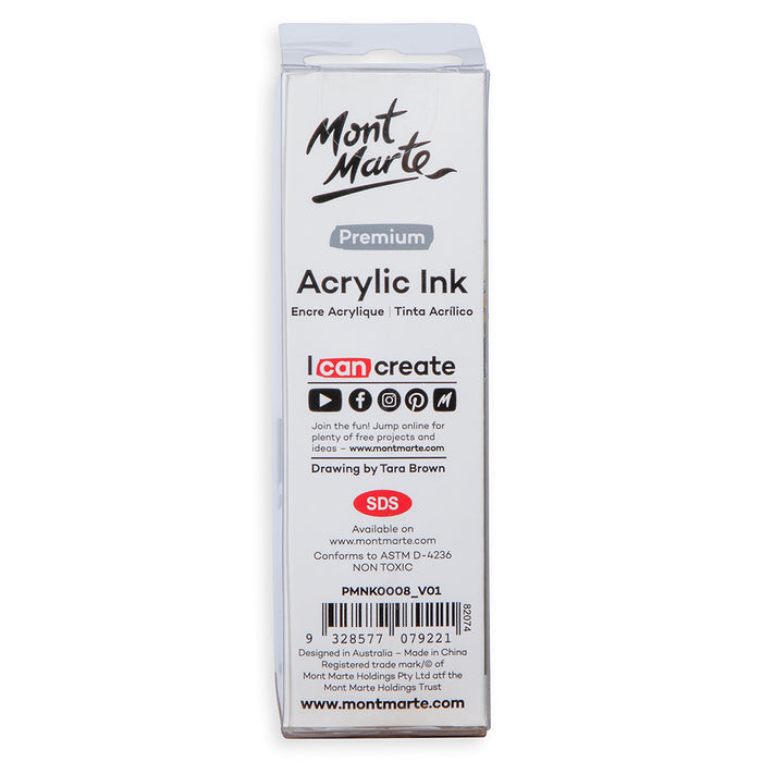 Acrylic Ink Premium 50ml - White