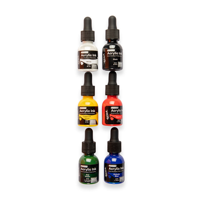 Acrylic Ink Premium 6pc x 20ml
