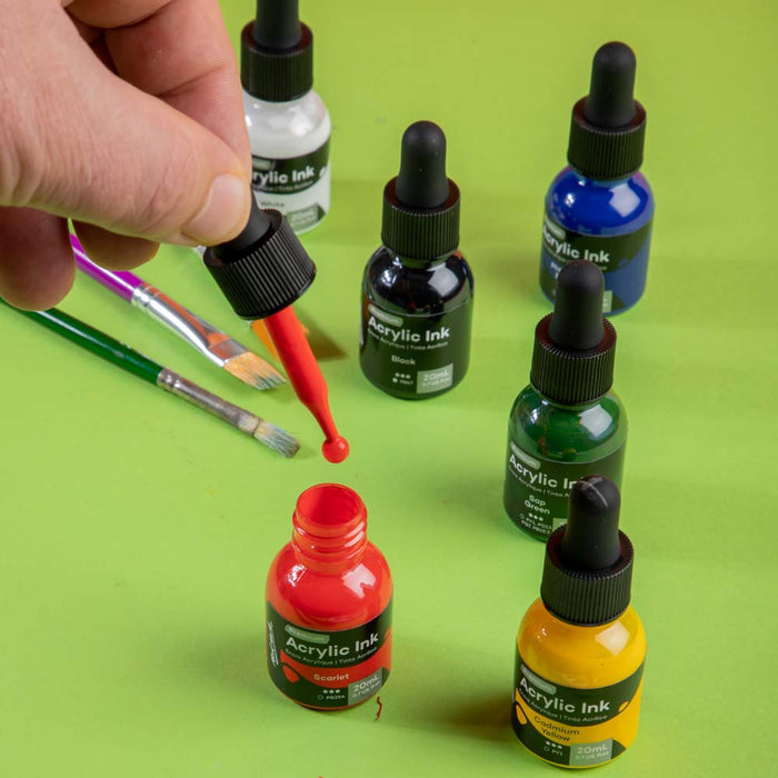 Acrylic Ink Premium 6pc x 20ml