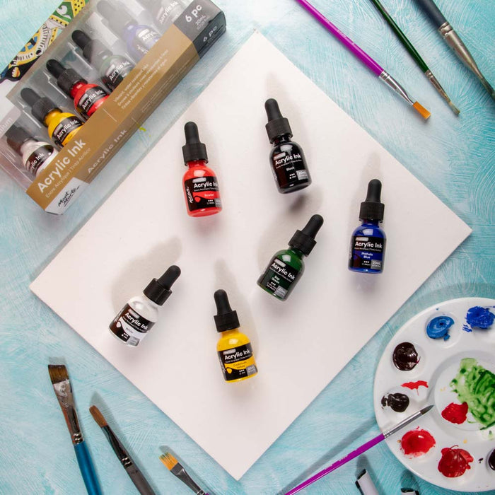 Acrylic Ink Premium 6pc x 20ml