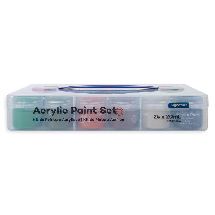 Acrylic Paint Pot Set Signature 24pc x 20ml