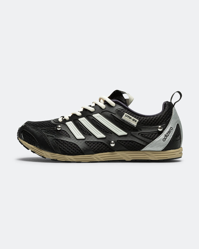 Adizero PR x SFTM - Core Black/Cream White-Silver Metallic