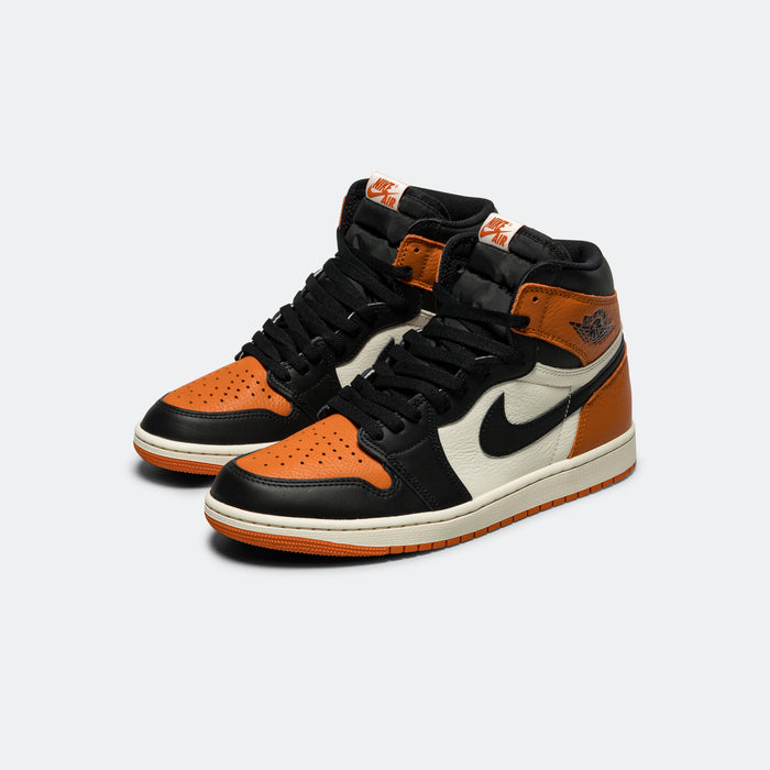 Air Jordan 1 Retro High OG - Black/Black-Sail-Starfish