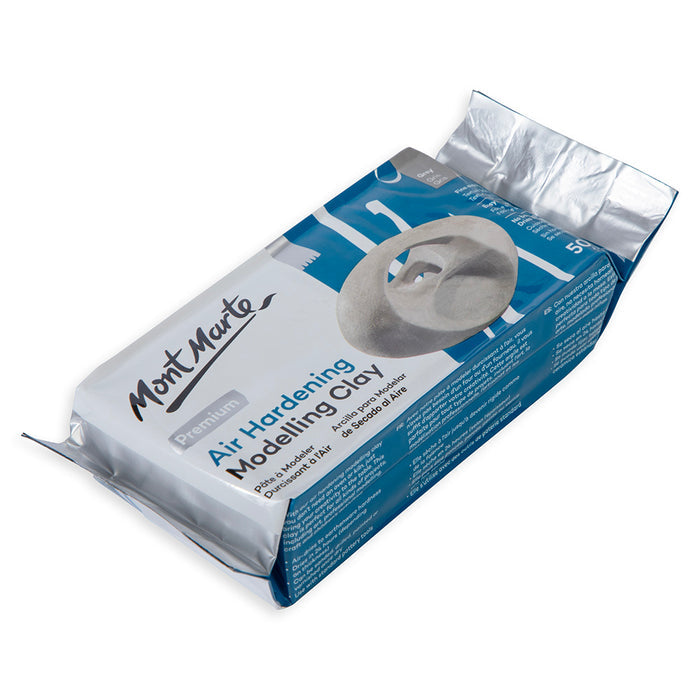Air Hardening Modelling Clay Premium 500g - Grey