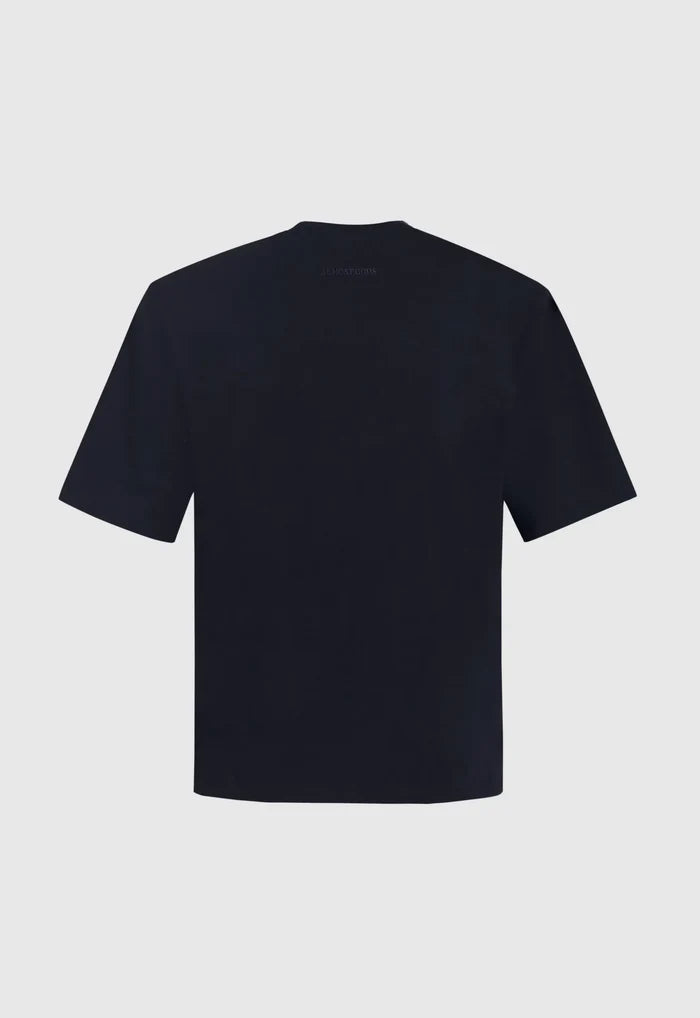 Alpha Cross Embroidered Boxy Tee
