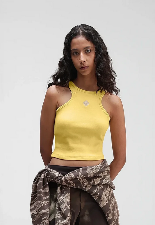 Alpha Cross Ribbed Tank Top