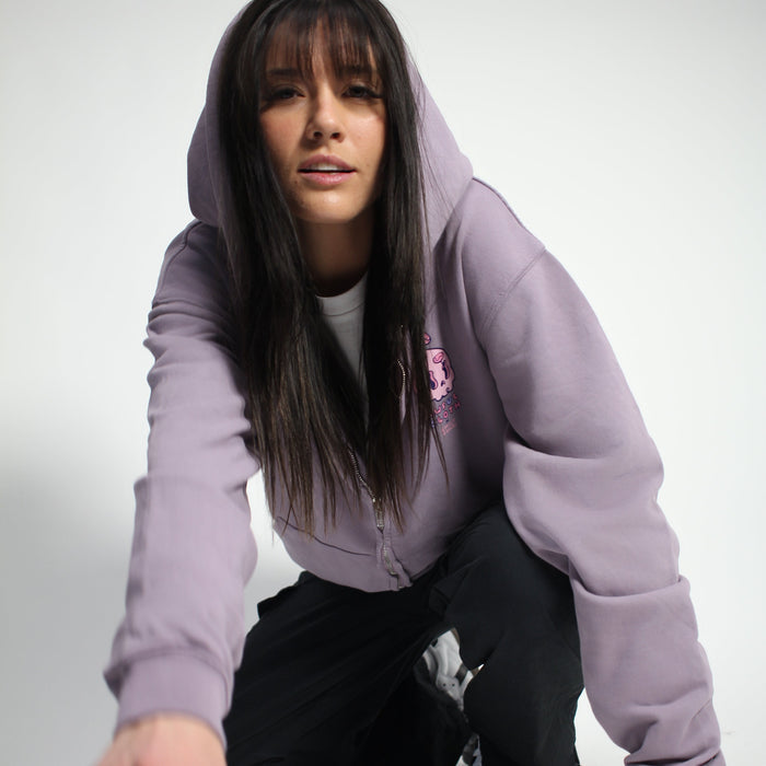 Amethyst Zip Up x Emily Ramai Kim