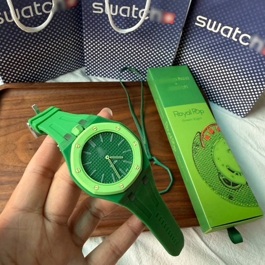 AP x Swatch Royal Pop GREEN EIGHT