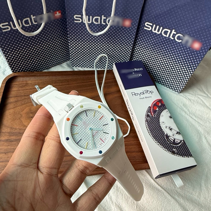 AP x Swatch Royal Pop HUIT BLANC