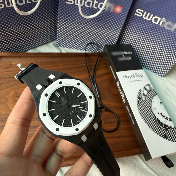 AP x Swatch Royal Pop OCHO NEGRO