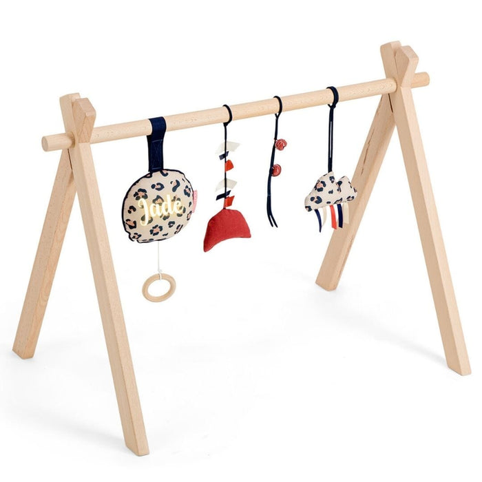 Arche d'éveil en bois de hêtre avec coussin musical - motif Baker arche d'éveil MELLIPOU