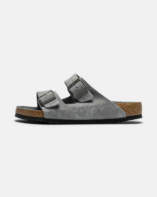 Arizona SFB - Basalt Grey Tonal Footbed Suede Leather