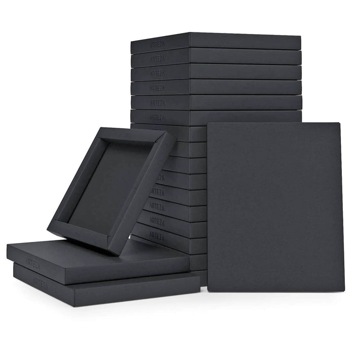Arteza DIY Frame Sketch Pad Black 20 Sheets 17.8 x 21.8cm