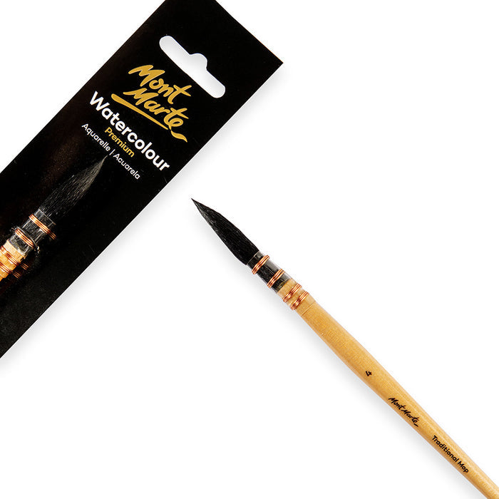 Artist Watercolour Brush Premium Traditional Mop 4