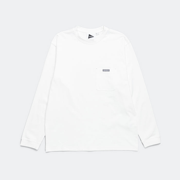 Backprint L/S Tee x and wander - White