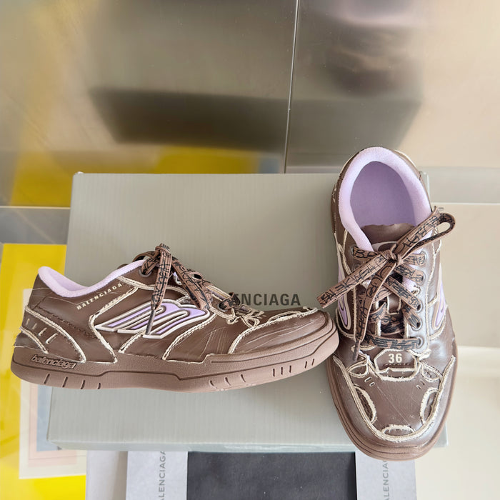Balenciaga Hamptons Worn-Out Brown Pink