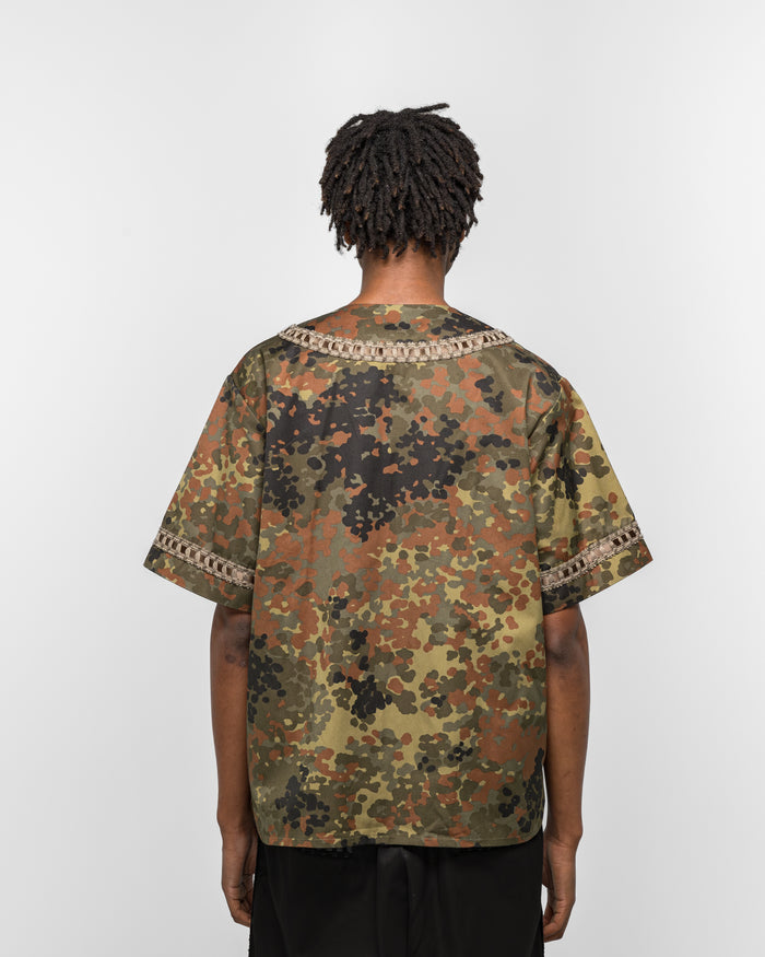 Braided Baseball Shirt - Camo